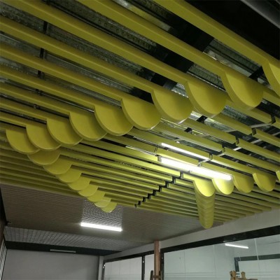 厂家定制生产弧形铝单板吊顶