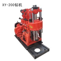大口径XY-1A勘察钻机出厂价格 带滑道柴动勘探钻机