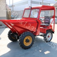 厂家现货直销前卸式翻斗车 四轮自卸柴油工程车 工地短途运输车