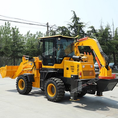两头忙挖掘装载机 小型工程用两头忙