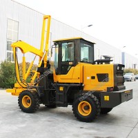 加强款波形护栏打桩机 高速护栏打桩机 小型护栏打桩机