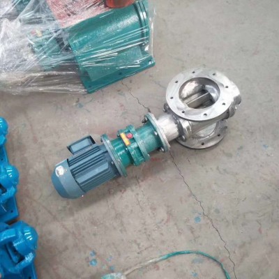 DN400圆口链式星型卸料阀 方口钢型
