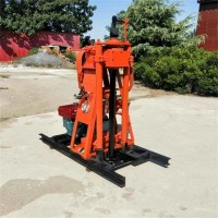 小型50米轻便钻机 勘察钻机胶套卡盘 地质钻机