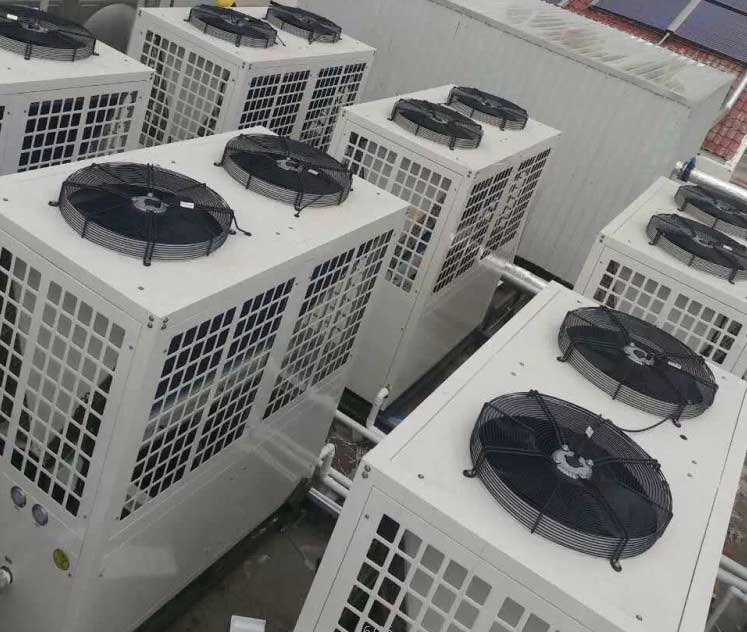 餐具厂洗碗机流水线高温空气能热水器