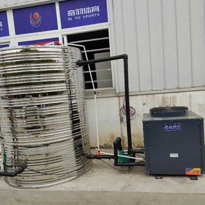 羽毛球体育馆浴室安装空气能热水器