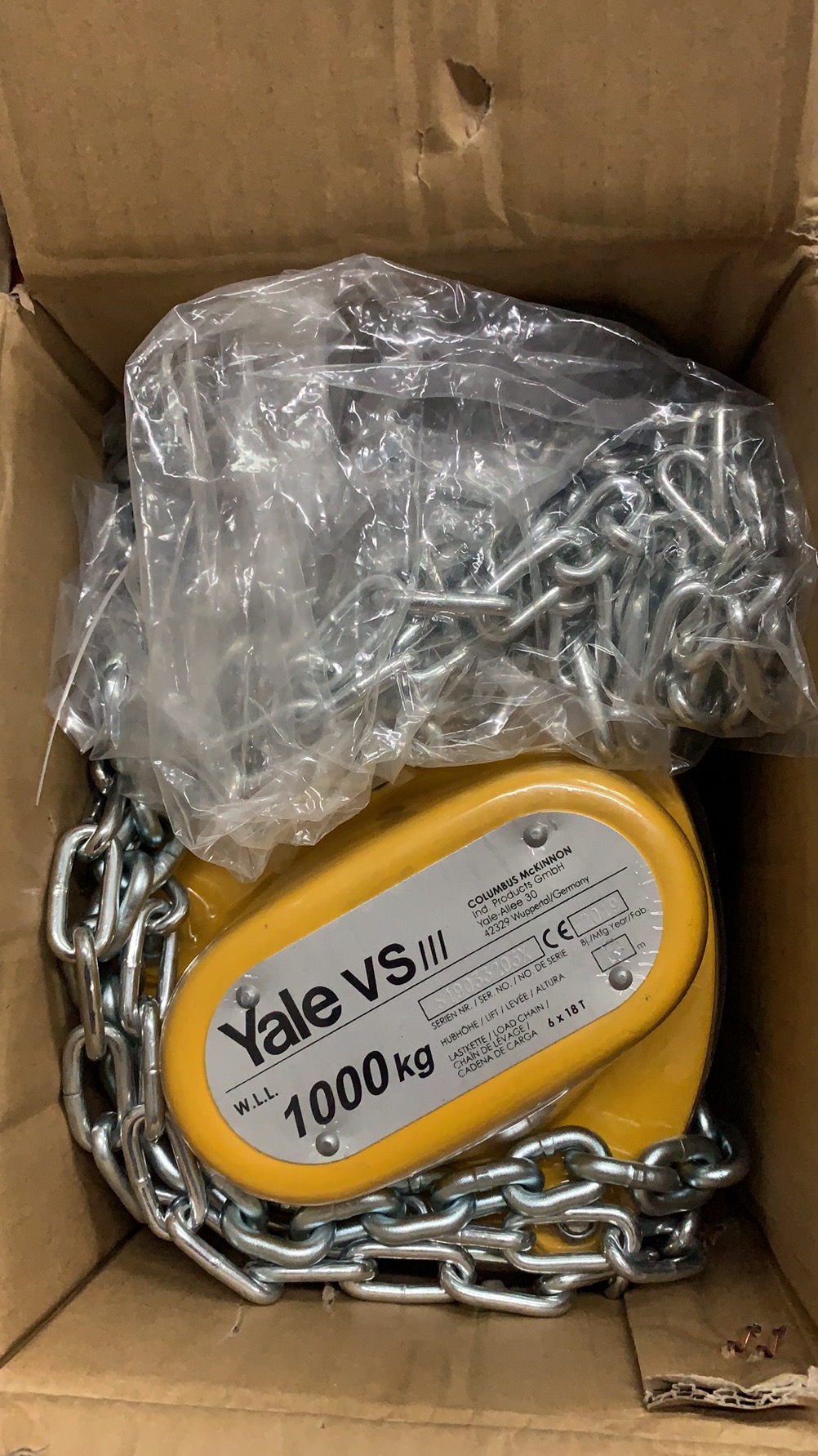 耶鲁手拉葫芦VS-III