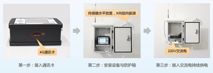 爆破测振仪安装