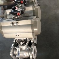 法兰衬氟气动球阀 Q641FS系列气动球阀