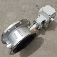 法兰电动蝶阀 不锈钢电动对夹式蝶阀