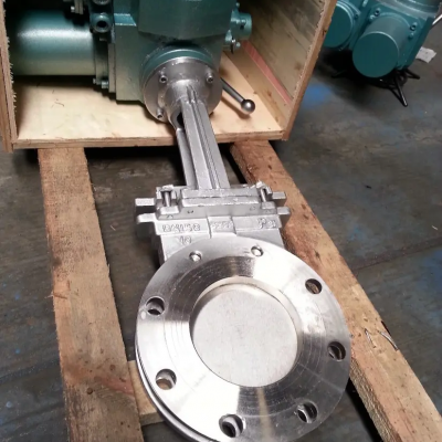 刀型闸阀PZ73 不锈钢刀型闸阀